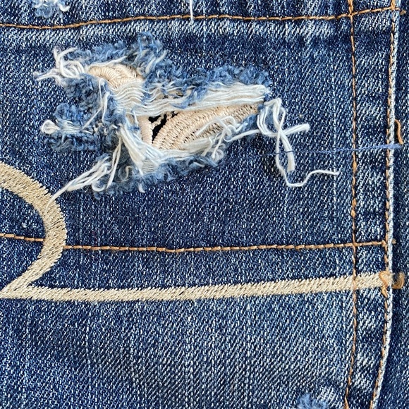 American Eagle outfitters denim blue jean shorts size 6 - Picture 10 of 10